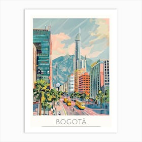 Bogota Colombia Cityscape Art Print