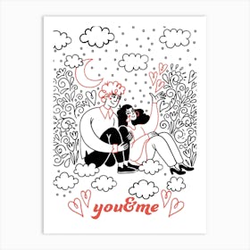 You And Me Art Print