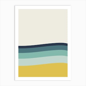 Sand And Surf 1 Art Print