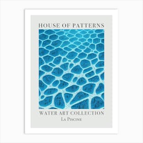 House Of Patterns La Piscine Water 23 Art Print