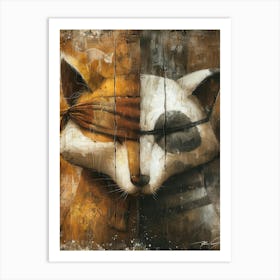 Pirate Fox Art Print