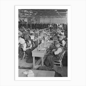 Untitled Photo, Possibly Related To Interior Of Cooperative Garment Factory At Jersey Homesteads, Showing Some Art Print