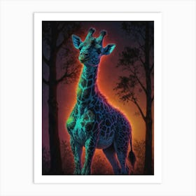 Giraffe 58 Art Print