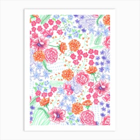 Flora Art Print