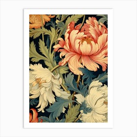 Wallpaper Floral Pattern 4 Art Print