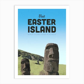 Easter Island Art Print