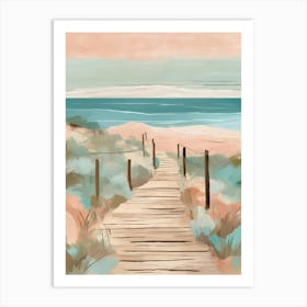 Beach Path Art Print