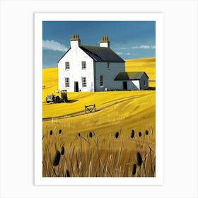 Scotland Farm Art Print