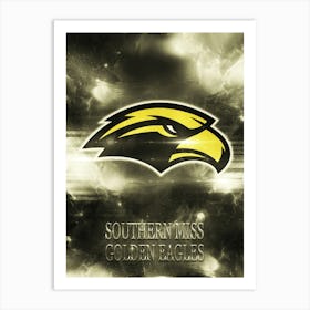 Southern Miss Golden Eagles Art Print