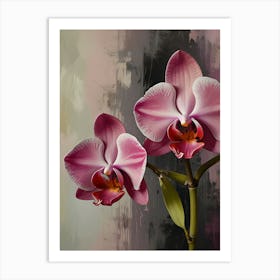 Pink Orchids Art Print