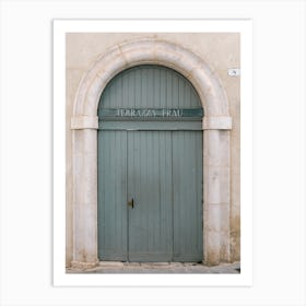 Door In Spoleto Art Print