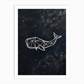 Whale Constellation Art Print