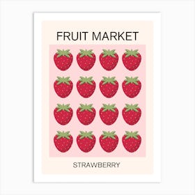 Fruit Market -Strawberry Art Print