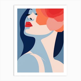 Portrait Of A Woman 50 Art Print