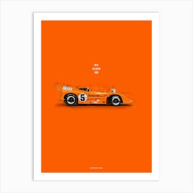 Cars in Colors, Mclaren Can-Am Art Print