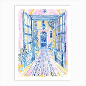 Doors And Gates Collection Fover Castle, Kent 4 Art Print