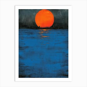 Sunset Over The Ocean 86 Art Print