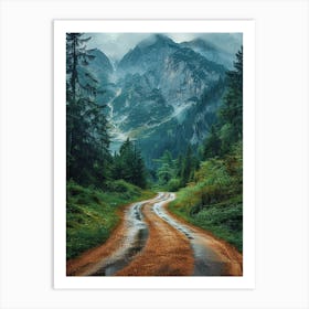 Road In The Mountains 1 Art Print