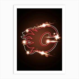 Calgary Flames 1 Art Print