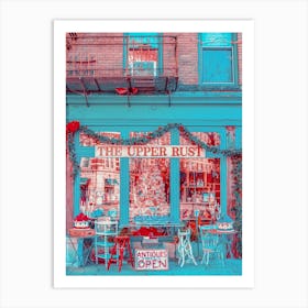 Christmas Antiques In New York Art Print