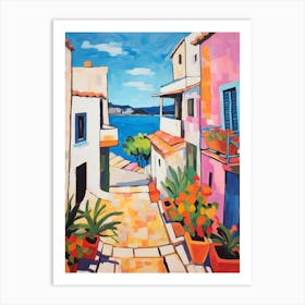 Palma De Mallorca 4 Fauvist Painting Art Print