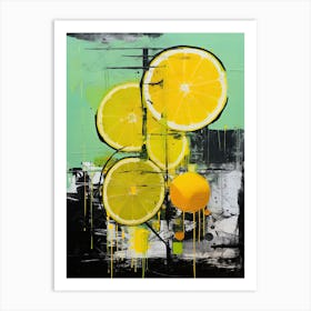 Lemon Slices Art Print