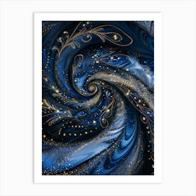 Galaxy Swirl Art Print