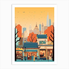 China Travel Illustration Art Print