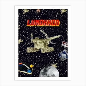 Lunokhod: Gagarin space art — Soviet space art [Sovietwave] Art Print