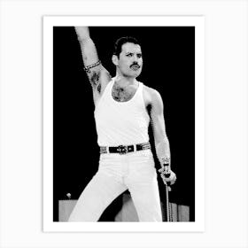 Freddie Mercury Line Art Print
