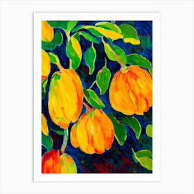 Jackfruit Vibrant Matisse Inspired Painting Fruit Art Print