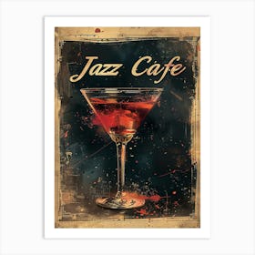 Jazz Cafe 16 Art Print