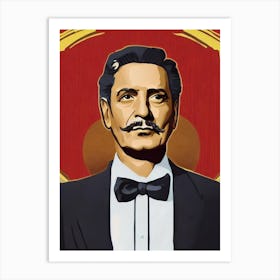 Ronald Colman Illustration Movies Art Print