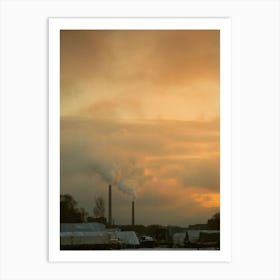 Helsinki cloud creation Art Print