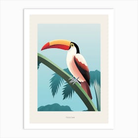 Minimalist Toucan 1 Bird Poster Art Print