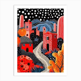 Catania, Italy, Illustration In The Style Of Pop Art 3 Art Print