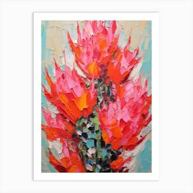 Cactus Painting Acanthocalycium Cactus 4 Art Print