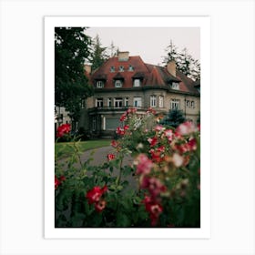 Pittock Mansion Blooms Art Print