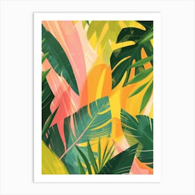 Tropical Leaves 189 Art Print