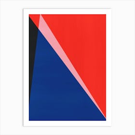 Geometric colorful planes 5 Art Print