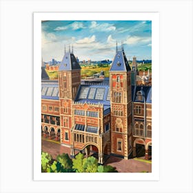 Amsterdam City Hall Art Print