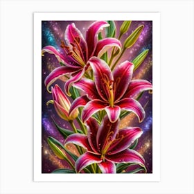 Lily Painting Art Print