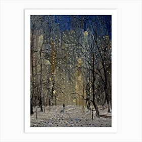 New York-Winter Art Print