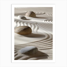 Zen Sand 5 Art Print