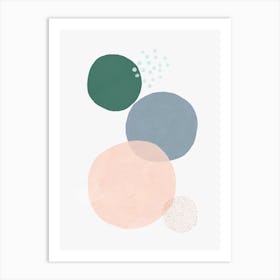 Abstract Soft Circles Part 3 Art Print