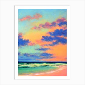 Wategos Beach Australia Monet Style Art Print