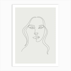 Woman'S Face.3 Art Print