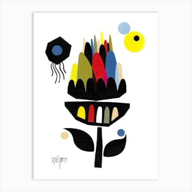 Artichaut Cosmique Art Print