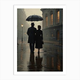 Rainy Day In Paris Art Print