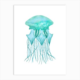 Jellyfish Watercolor Painting 1 Art Print